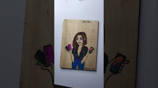 Pyrography🔥🔥🔥 art pyrography woodburning samsungsam animation [upl. by Guy]