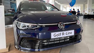 2022 Volkswagen Golf RLine MK8  Walkaround [upl. by Ynaffad]