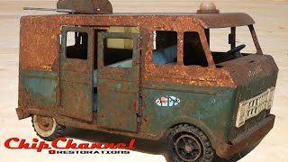 1960s Rusty Structo Emergency Rescue Van Restoration [upl. by Atilrac623]