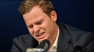 In full Tearful Steve Smith apologises for balltampering scandal  ITV News [upl. by Annaeed]