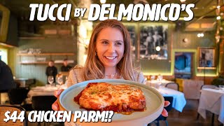 TUCCI Delmonicos New Sister Restaurant Opening Day Best Italian Food in NYC [upl. by Nyllij641]