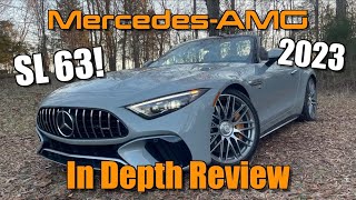 2023 MercedesAMG SL 63 Roadster Start Up Test Drive amp In Depth Review [upl. by Ahmed380]