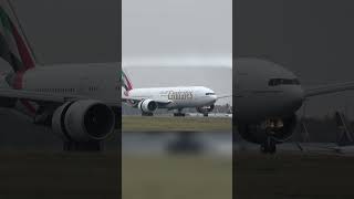 Emirates 777200 A6ALN Presidential Flight at Stansted Airport [upl. by Tillford333]