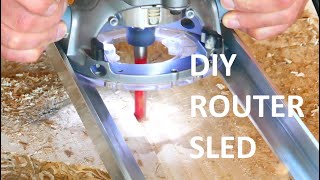 10 DIY ROUTER SLED  SLAB FLATTENING 101 [upl. by Milks]