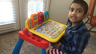 VTech Touch and Learn Activity Desk Deluxe  Afnans Brother USA [upl. by Delilah]