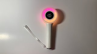 Twice Lightstick Ver 3 Candy Bong ∞ Unboxing [upl. by Sommer211]