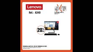 Computador All In One LENOVO A340 Intel Core i3 238quot en Alkosto [upl. by Nwahsad483]