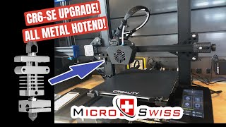 CR6SE All Metal Hotend Upgrade  CR6SE Upgrade [upl. by Anirahc]