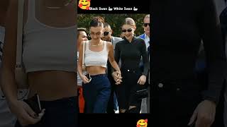 Gigi Hadid and Bella Hadid cute sisters forever lovewhiteswan Gigi blackswan Bella [upl. by Deppy]