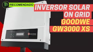 Inversor Solar On Grid GW3000XS Goodwe gerando energia  Quanto realmente gera [upl. by Rubia]