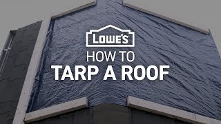 How To Tarp A Roof  Severe Weather Guide [upl. by Sokim981]