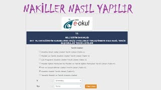 4 dk da Lise Nakil İşlemleri [upl. by Haleemaj]