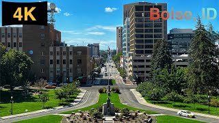 Downtown Boise ID Driving Tour in Fall 2023 [upl. by Jerrome]