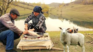 Sacda Tərəvəzli Sazan Balığı Country Life Vlog Outdoor Cooking [upl. by Reehsab551]