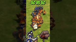 50 Elite Cataphracts vs 50 Flaming Camels AoE2 Shorts ageofempires gaming [upl. by Fennessy]