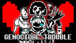 GENOCIDAL TROUBLE  FNF Triple Trouble Undertale Genocide [upl. by Stig]