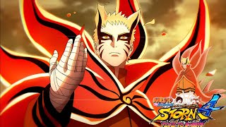 NSUNS4  Naruto Baryon Mode Showcase [upl. by Padget]