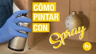 Cómo pintar con spray paso a paso · Handfie DIY [upl. by Akeyla388]