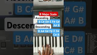 B Major Scale [upl. by Yenohtna998]