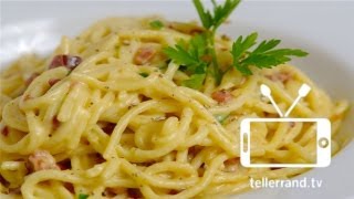 Spaghetti Carbonara schnell und einfach [upl. by Buyse296]