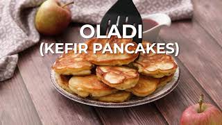 Oladi Russian Kefir Pancakes [upl. by Lewap411]