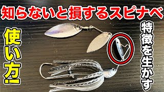 【バス釣り】ビーブル（スピナーベイト）の使い方や釣れる理由や特徴スピナベサイトだけじゃない他と違う良さについても解説してみた【Bottomup fishinggear】 [upl. by Kenyon]