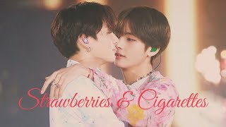 Taekook  Strawberries amp Cigarettes [upl. by Ydoj]