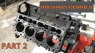 LB7 Duramax Engine Rebuild Part 2  Engine Disassembly [upl. by Pattison]