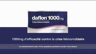 Daflon 1000 mg quotdefficacité contre la crise hémorroïdairequot Pub 20s [upl. by Sher]