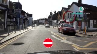 Chertsey Driving Test  important test route info 2 [upl. by Bj887]