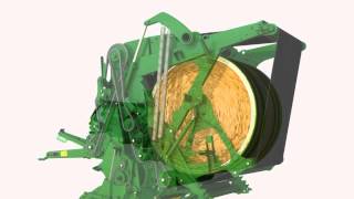 A Look Inside  John Deere 900 Series Round Balers [upl. by Reger]