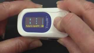 Finger Pulse Oximeter  Quick Set Up and Inserting Batteries [upl. by Notac]