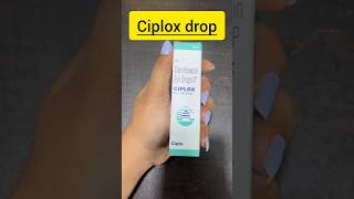 Ciplox eye drop usesciplaciplox shortfeed pharmacist youtube medicalciprofloxacin [upl. by Yggam371]