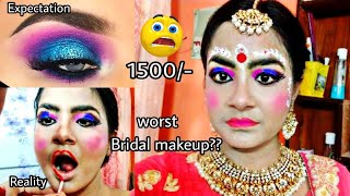 I WENT TO THE WORST REVIEWED quotBRIDALquot MAKEUP ARTIST IN INDIA KOLKATA  GONE WRONG [upl. by Angy320]