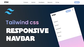 Sidebar Navigation Menu using Tailwind CSS  Beginners Guide to Tailwind CSS [upl. by Nivled]