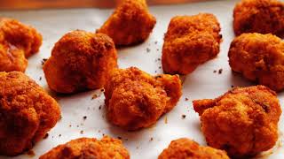 How To Make Buffalo Cauliflower Wings  CRISPY Baked Recipe [upl. by Dareece672]