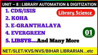 Library Automation and Digitization in Library Science  Koha  E Granthalaya  Evergreen [upl. by Orpheus]