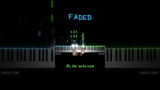 Alan Walker  Faded Piano Cover Faded AlanWalker PianellaPianoShorts [upl. by Khan263]