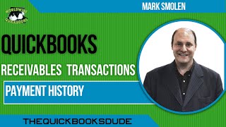 QuickBooks Invoice Payment History Window [upl. by Fredie907]