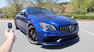 2021 Mercedes Benz AMG C63 S Coupe Start Up Exhaust Test Drive and Review [upl. by Acyre445]