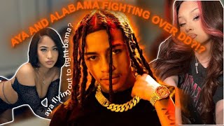 The beef behind ALABAMA BARKER AND AYA over DD OSAMA [upl. by Imuy513]