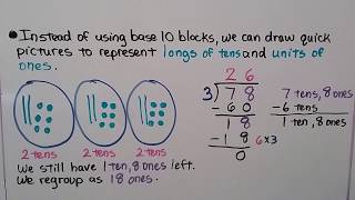 4th Grade Math 49 Model Division with Regrouping [upl. by Cirded]