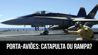 Catapulta ou rampa Veja como são as decolagens em portaaviões [upl. by Arnst]