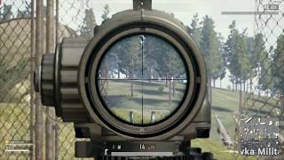 PUBG SLR  compensator  a better Kar98k shot at 052ish [upl. by Marga]