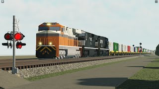 NS 8105 Passing Southline Amtrak Station [upl. by Ettennad276]