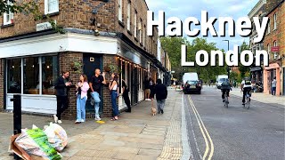 LONDON Hackney Vlog 🇬🇧 Walk Route 4K [upl. by Annaeg]