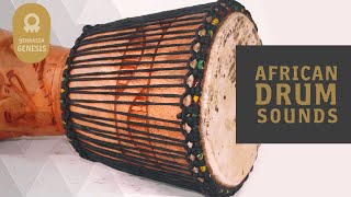 Sounds of Selected African Drums  Handcrafted In Ghana [upl. by Hamer]