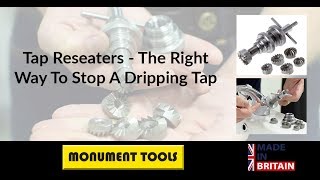 Tap Reseaters  The Right Way To Stop A Dripping Tap [upl. by Aridatha]