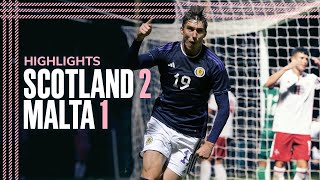 Scotland 21 Malta  UEFA U21 EURO Championship Qualifying Highlights  Scotland National Team [upl. by Cozmo]