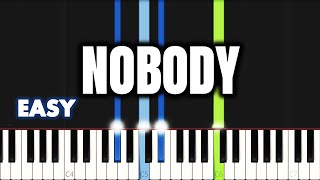 Casting Crowns  Nobody  EASY PIANO TUTORIAL by Synthly [upl. by Darell]